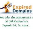 Cách tìm domain hết hạn có Pagerank, DA, PA cao